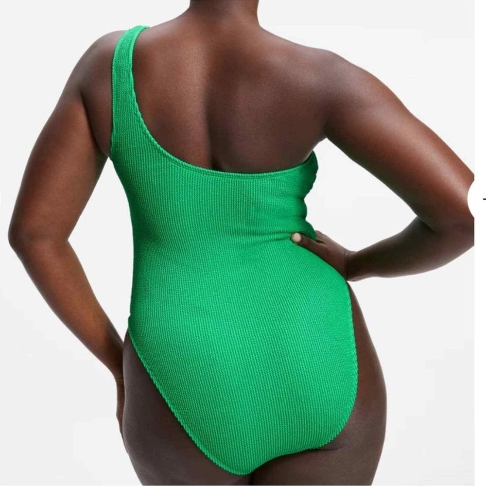 Good American One Shoulder Swimsuit Size 8 NWT - Picture 2 of 6